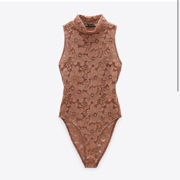 Zara Lace Bodysuit - Picture 1 of 8